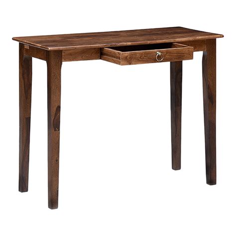 Nakos Sheesham Wood Study Table Teak Finish – Nismaaya Decor