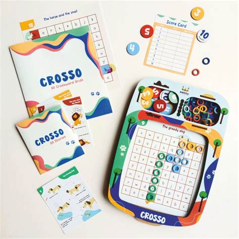 Webby Wooden Crosso-Spell The Story Maze Game, Table Top Fun Family ...