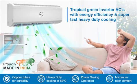 Godrej 1.5 Ton 5 Star Inverter Split AC (GIC 18IGC5 WUA,White, Copper ...