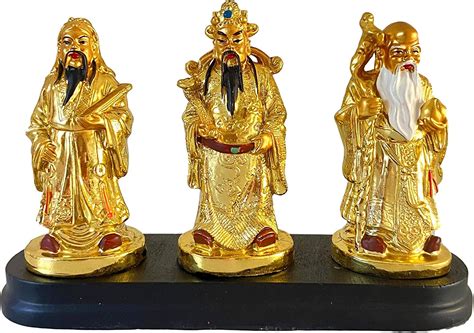 Buy The Three Wise Men Chinese Fuk LUK Sau 4" | Chinese God | Wealth ...