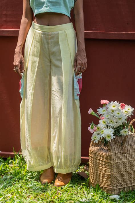 Handloom Cotton Balloon Pants for Women- SNIGDHA Collection | Prathaa ...