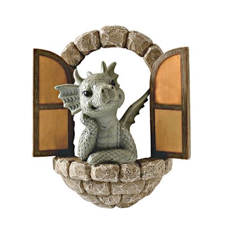 Buy RELAX Courtyard Dinosaur Sculpture Wall Decoration, Weatherproof ...