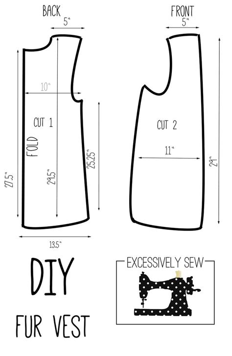 Image result for DIY Blanket Vest Pattern