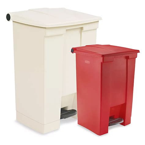 Step On Trash Can, Step On Garbage Cans in Stock - ULINE