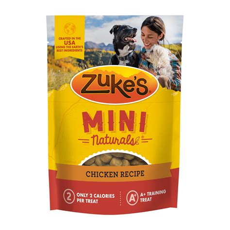 Zuke's Mini Naturals Soft Dog Training Treats, Natural Chicken, Tender ...