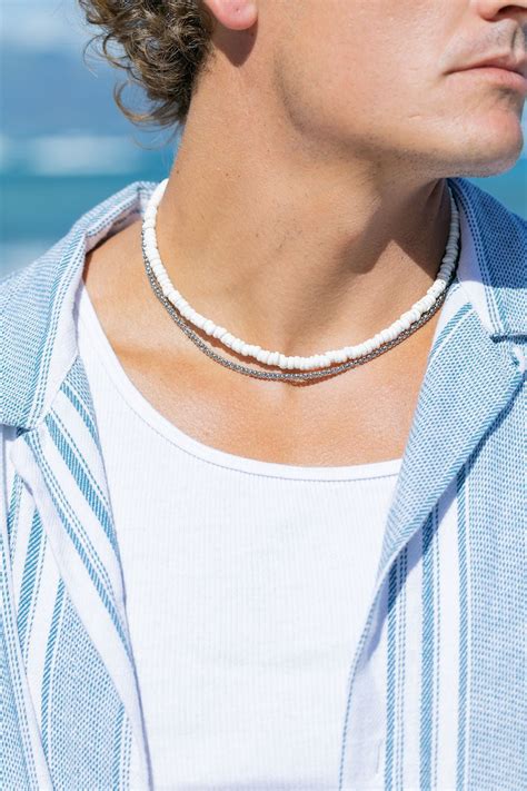 Unisex Men's Puka Shell Necklace - Kealani- ke aloha jewelry