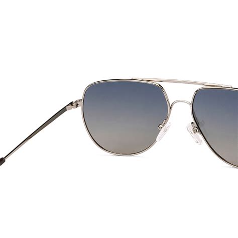 Silver Full Rim Aviator Vincent Chase The Metal Edit -C2 Polarized ...