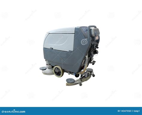 Floor buffing machine stock photo. Image of working, industry - 14347558