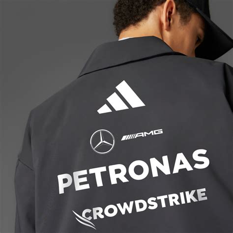 adidas MERCEDES - AMG PETRONAS FORMULA ONE TEAM JACKET MEN - Black ...