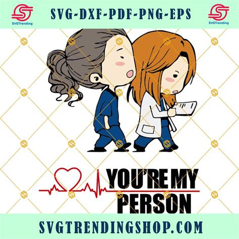 Greys Anatomy You're My Person SVG Grey's Anatomy SVG, Tv Show SVG ...