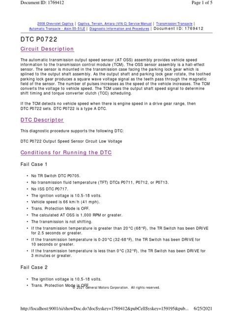 Image result for Chevy HHR Code P0722