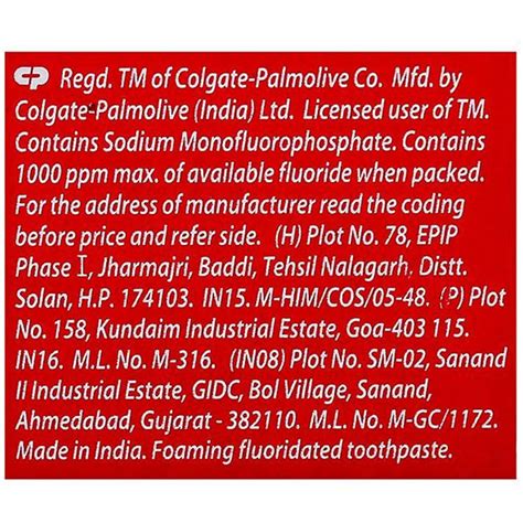 Buy COLGATE ACTIVE SALT TOOTHPASTE 44 G Online & Get Upto 60% OFF at ...