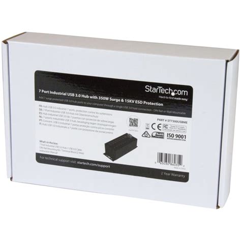 HB30A7AME StarTech.com | StarTech.com 7 Port USB 3.0 USB A, USB B Hub ...