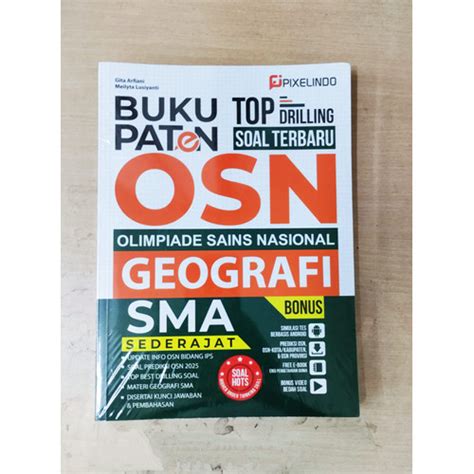 Jual BUKU PATEN TOP DRILLING OLIMPIADE SAINS NASIONAL OSN GEOGRAFI SMA ...