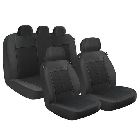 DICKIES 3-Piece Petersen Seat Covers, Vegan Leather Car Seat Covers ...