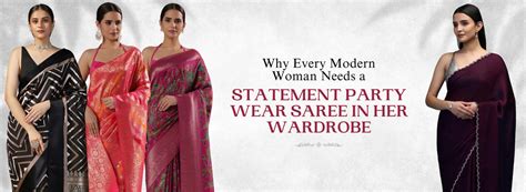 Why Every Woman Needs a Statement Party Wear Saree in Her Wardrobe ...