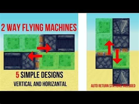 Image result for Two Thick Flying Machine Minecraft