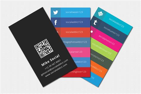 Business Cards with Social Media Icons 的图像结果