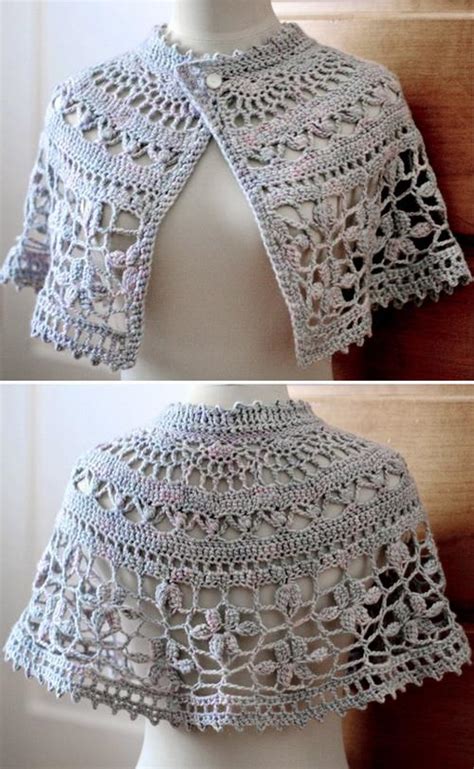 Quick Crochet Capelet Pattern 的图像结果