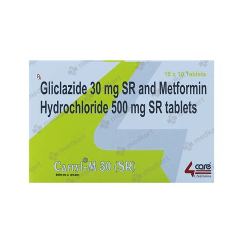 GLIZID M XR 30MG TABLET 10'S, Price, Composition & Generic Alternatives ...