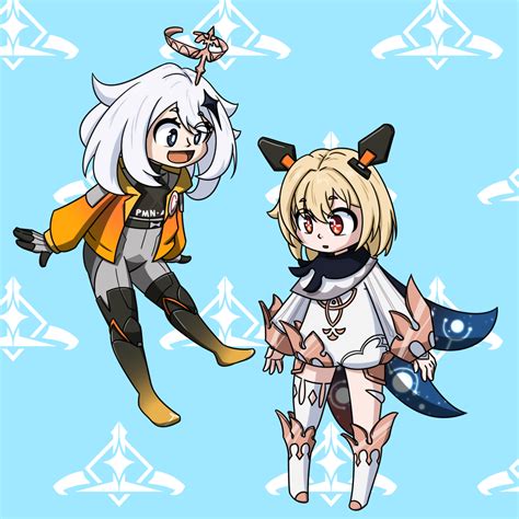 Paimon and Mi-a by Ashreix on DeviantArt