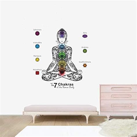 Decal O Decal Vinyl ' Powerful Seven Chakras ' Wall Stickers ...