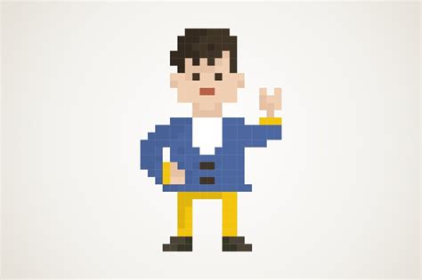 Image result for Block Man Pixel