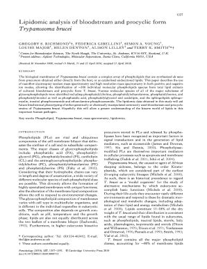 Fillable Online research-repository st-andrews ac Lipidomic Analysis of ...