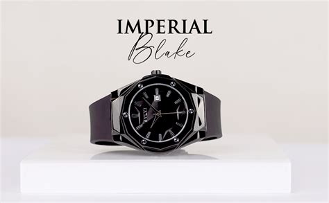 Sylvi Leather Imperial Collection Analog Men'S Watch (Black Dial Black ...