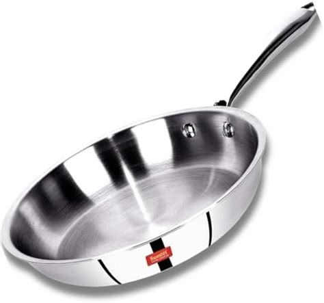 Sumeet Cook Smart TriPly SAS (Steel-Aluminium-Steel - 3 Layers) Fry Pan ...