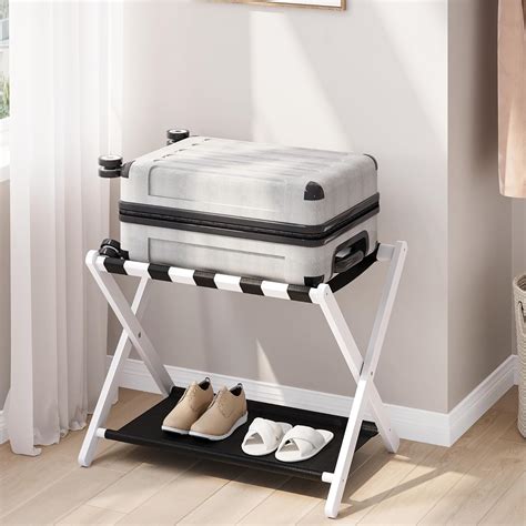 Amazon.com: Smart FENDEE Luggage Rack, Folding Luggage Rack for Guest ...
