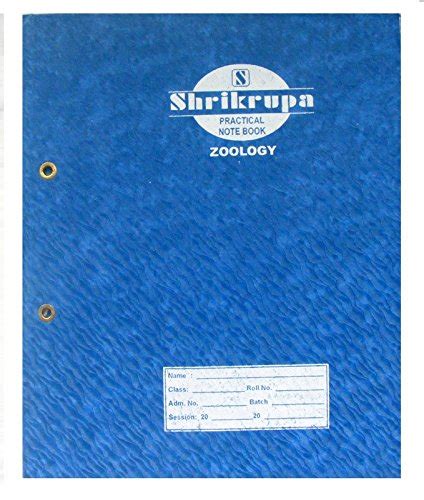 Shrikrupa Practical Note Book Zoology Pack of 6 : Amazon.in: Office ...