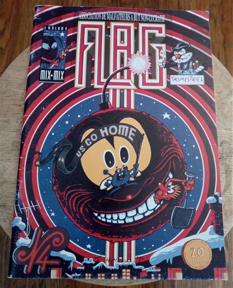 Buy 1991 Flag No. 4 Thé Troc French Comic Magazine Feat. Gilbert ...