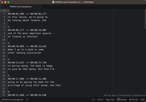 Srt File Example 的图像结果