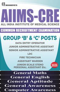 AIIMS CRE Group B & C Posts 2025 (Set of 5 Books) Data Entry Operator ...