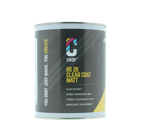 CROP 2K Clear Coat MATTE 1 liter - CROP