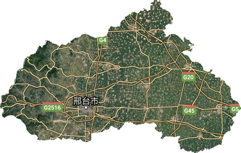 邢台市卫星地图数据资源,邢台市地图数据