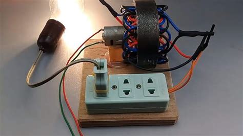 科技制作小发明马达玩具学生手工制作DIY材料手摇发电机科学实验_虎窝淘