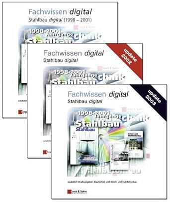 Buy Stahlbau digital (1998 – 2003): Basis Inkl. Update 2002 Und Update ...