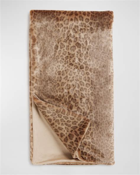 Fabulous Furs Posh Faux-Fur Throw Blanket | Neiman Marcus