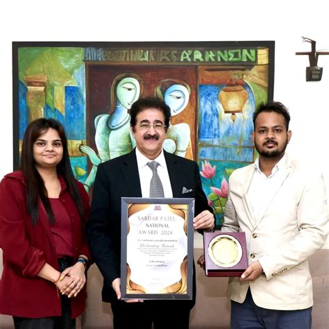 Dr. Sandeep Marwah Honored with Sardar Patel National Award 2024 for ...