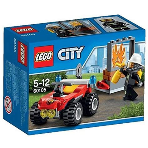 LEGO Fire ATV Jump off the fire atv&survey the scene,Multi Color, 64 ...