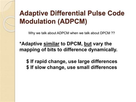 Differential pulse-code modulation DPCM Vs PCM 的图像结果