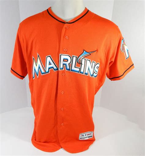 Miami Marlins Garcia #23 Game Used Orange Jersey DP13643