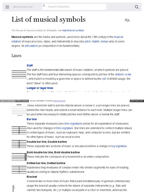Musical Symbols Explained 的图像结果