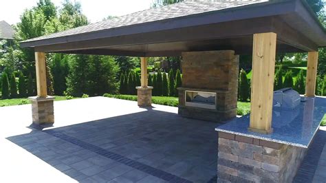 outdoor fireplace builders in Michigan | Outdoor fireplace installation ...