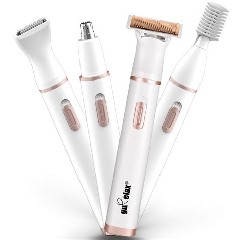 GURELAX Electric Razor Device for women - Painless 4 in 1 Rechargeable ...