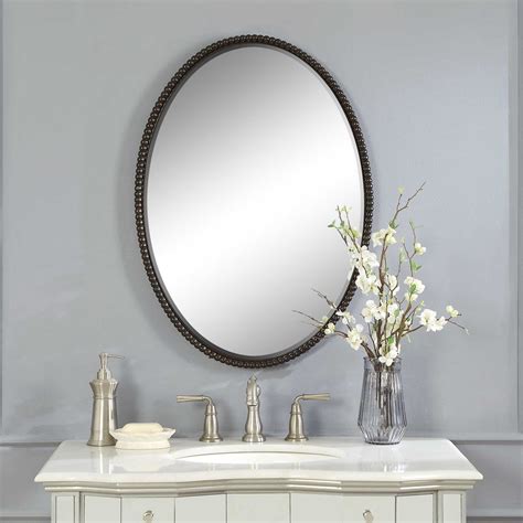 Oval Mirror Bathroom Storage at Tammy Villarreal blog