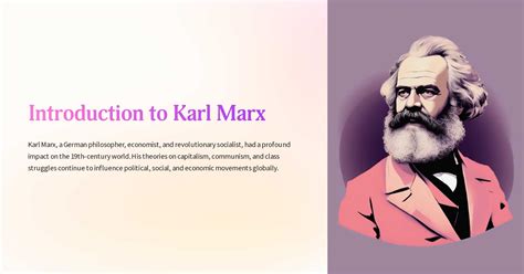 Introduction To Karl Marx