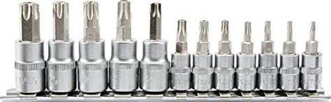 Yato YT-04332 One set of 12 pieces Bit Socket Set with Ph, Slotted ...